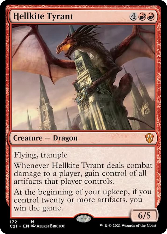 0172 Hellkite Tyrant M Commander 2021