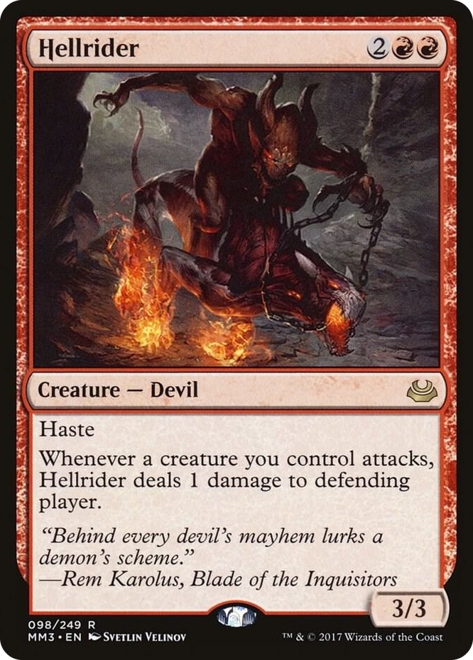 Hellrider #98 R - Modern Masters 2017 Pokemon card