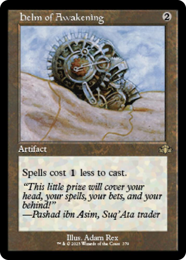 0379 Helm of Awakening (Retro Frame) R Dominaria Remastered