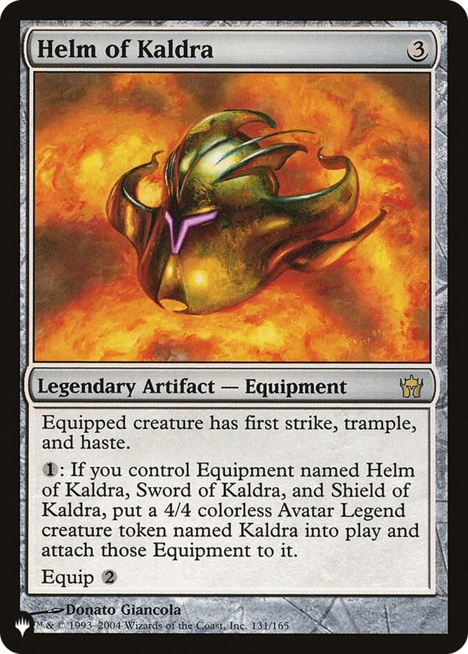 Helm of Kaldra #131 R - The List Reprints Pokemon card