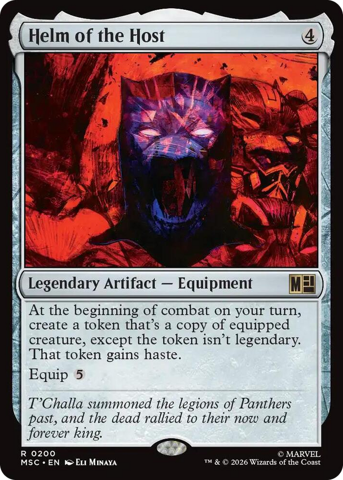 Helm of the Host #200 R - Commander: Marvel Super Heroes Pokemon card