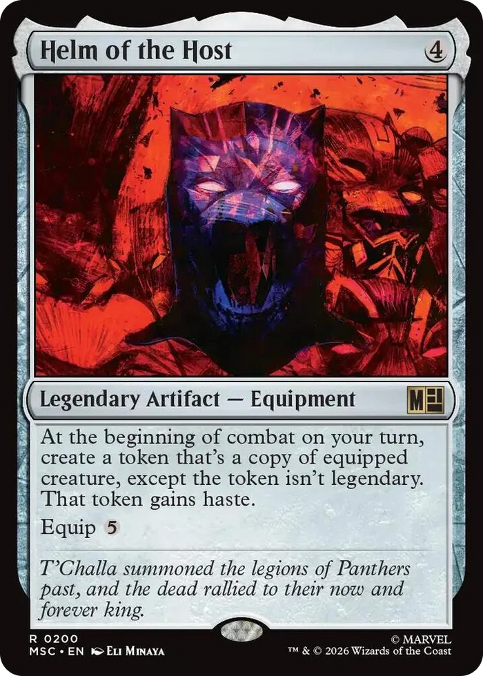 0200 Helm of the Host (Surge Foil) R Commander: Marvel Super Heroes