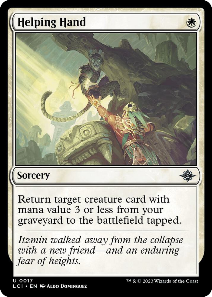 Helping Hand #17 U - The Lost Caverns of Ixalan Pokemon card
