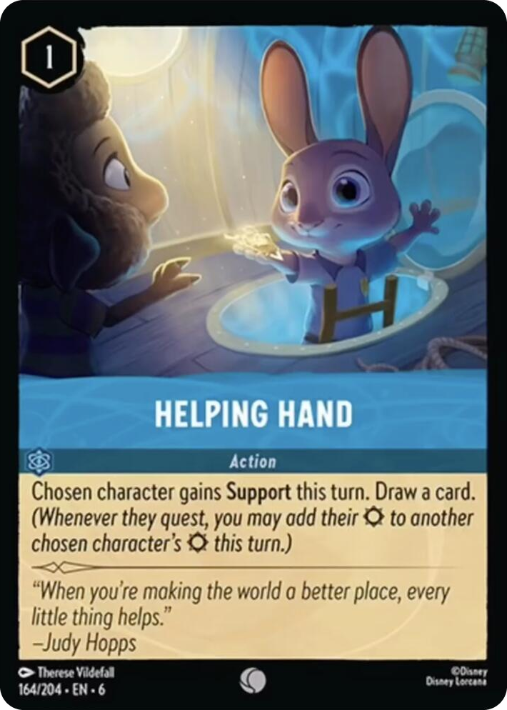0164 Helping Hand Common Azurite Sea