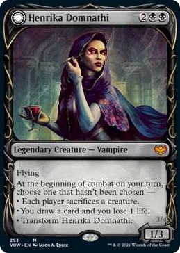 0293 Henrika Domnathi (Showcase) M Innistrad: Crimson Vow