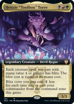 0102 Henzie "Toolbox" Torre (Extended Art) M Commander: Streets of New Capenna