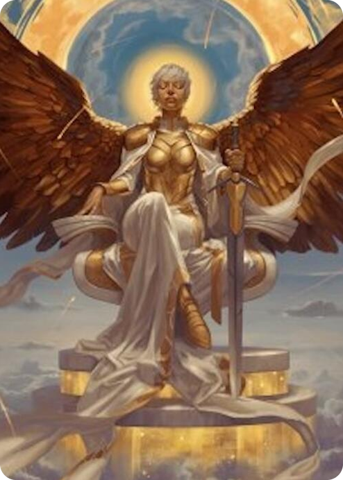 0027 Herald of Eternal Dawn Art Card (27/54) S Art Series: Foundations