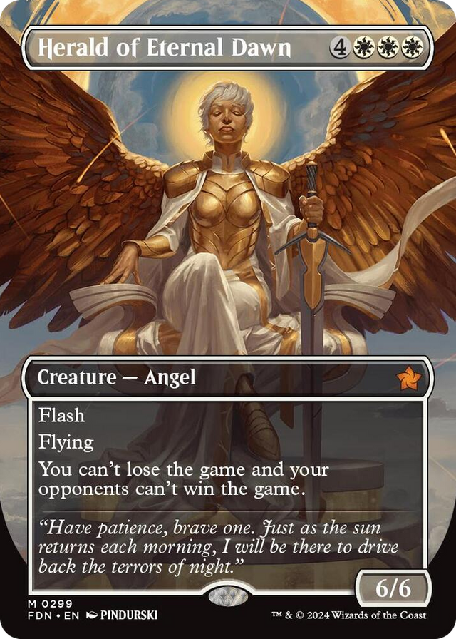 0299 Herald of Eternal Dawn (Borderless) M Foundations