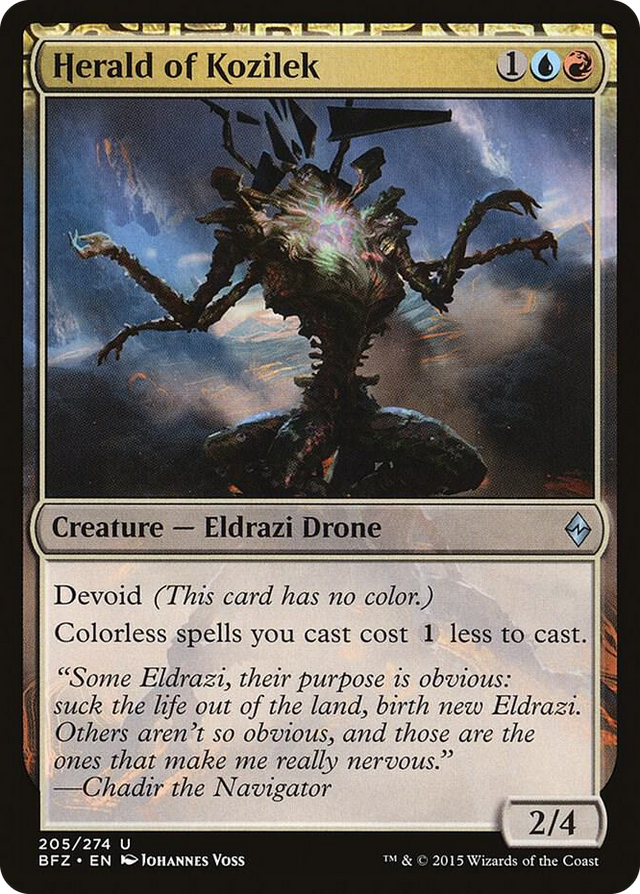 0205 Herald of Kozilek U Battle for Zendikar