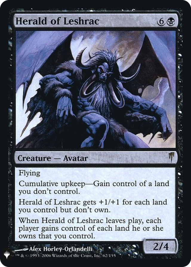 0062 Herald of Leshrac R The List Reprints