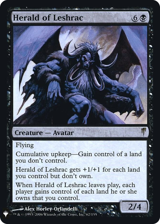 Herald of Leshrac #62 R - The List Reprints Pokemon card