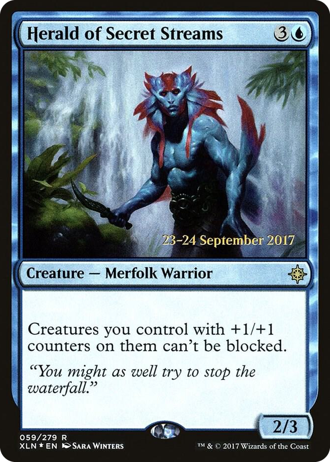0059 Herald of Secret Streams R Prerelease Cards