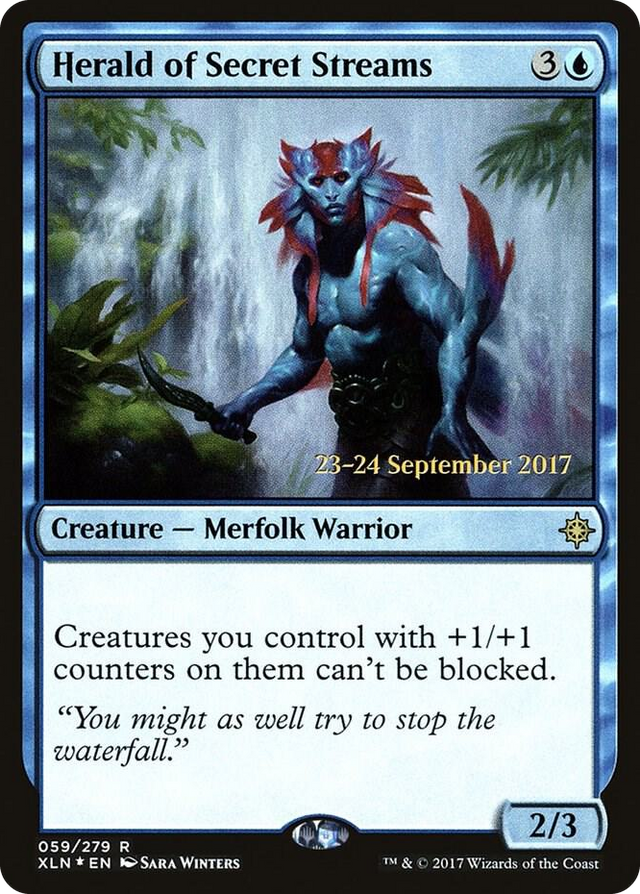0059 Herald of Secret Streams R Prerelease Cards