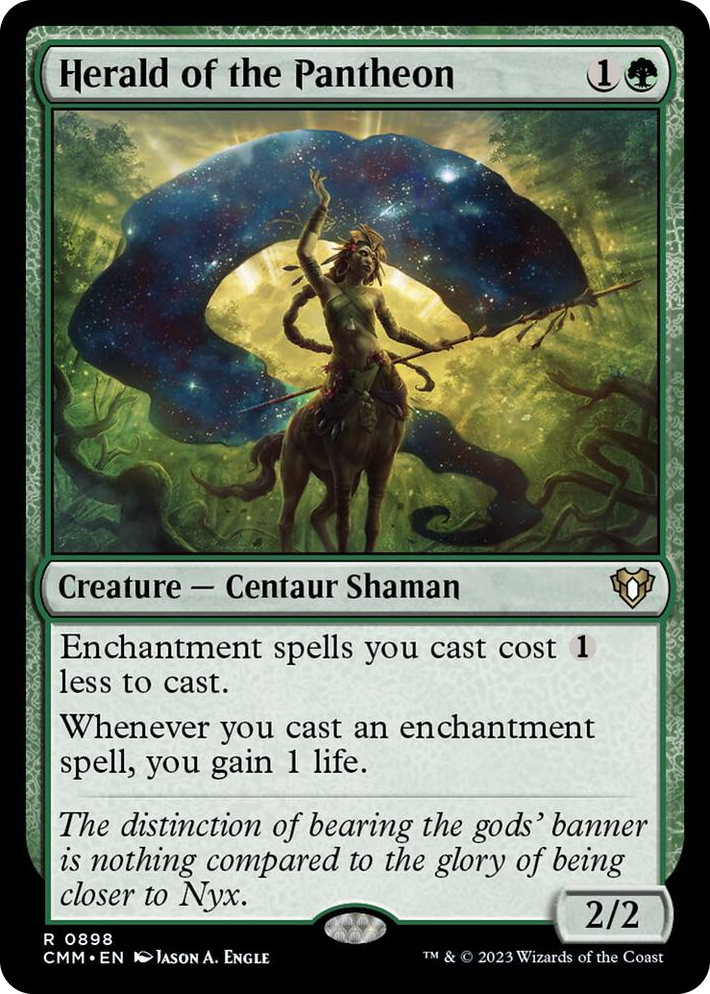 0898 Herald of the Pantheon R Commander Masters