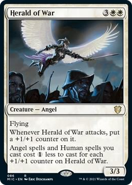 0086 Herald of War R Commander: Innistrad: Midnight Hunt