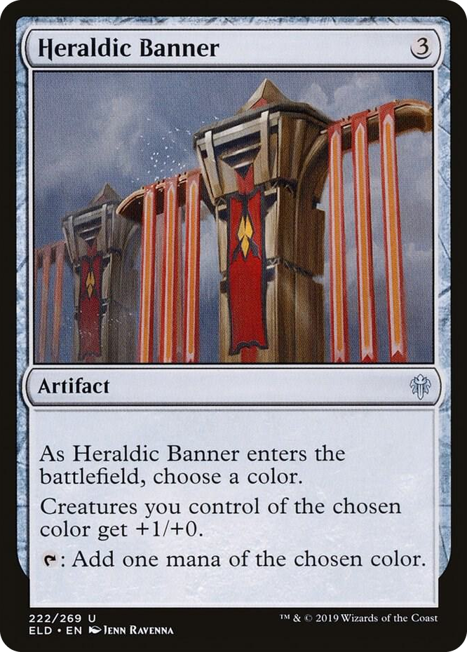 0222 Heraldic Banner U Throne of Eldraine