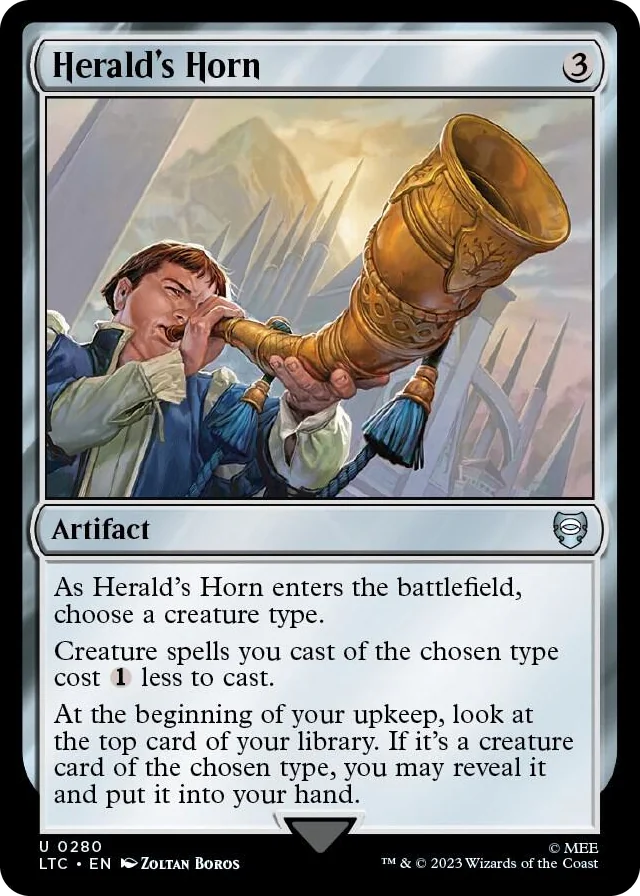 0280 Herald's Horn U Commander: The Lord of the Rings: Tales of Middle-earth