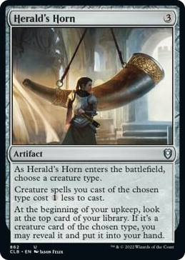 0862 Herald's Horn U Commander Legends: Battle for Baldur's Gate