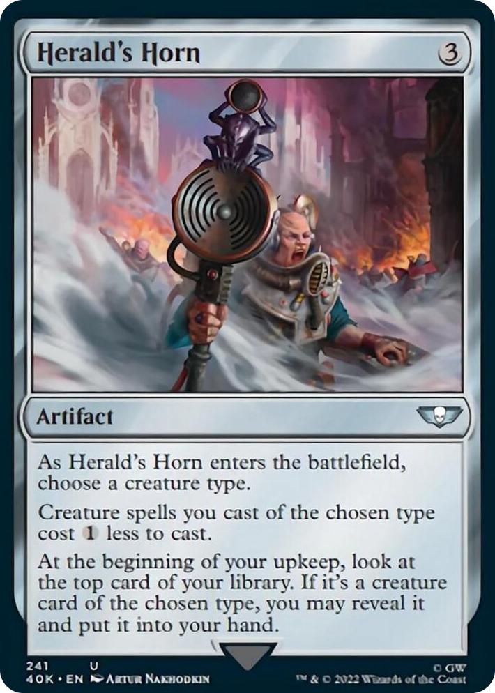0241 Herald's Horn (Surge Foil) U Universes Beyond: Warhammer 40,000