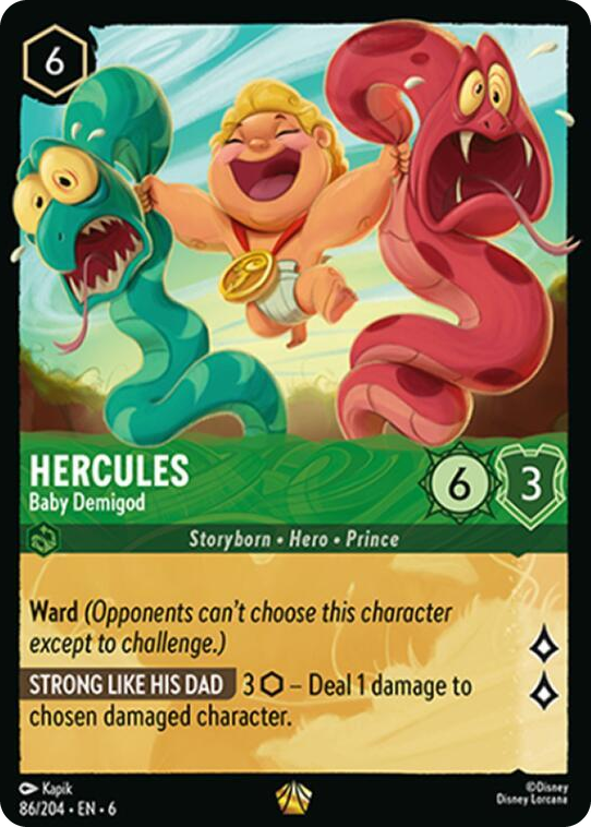 0086 Hercules - Baby Demigod Legendary Azurite Sea