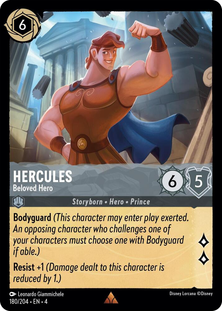 0180 Hercules - Beloved Hero Rare Ursula's Return