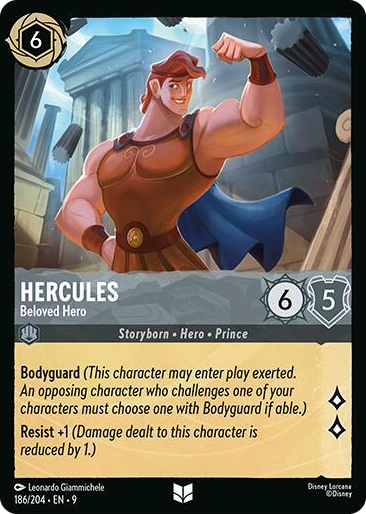 0186 Hercules - Beloved Hero Uncommon Fabled