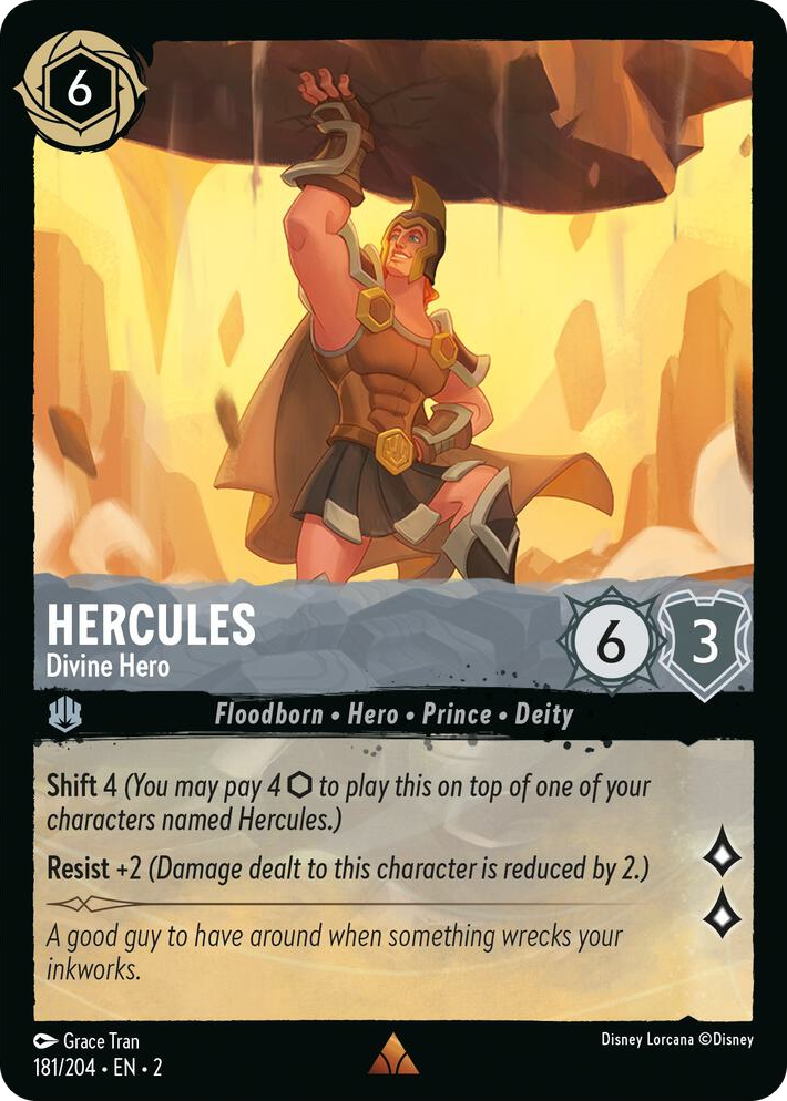0181 Hercules - Divine Hero Rare Rise of the Floodborn