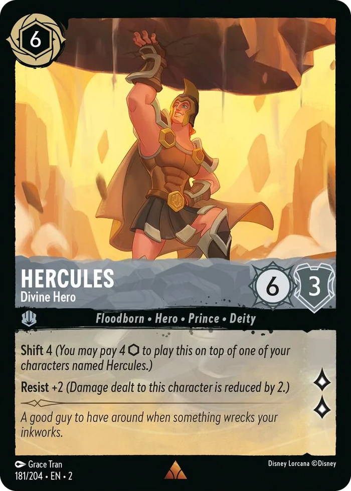 0181 Hercules - Divine Hero Rare Rise of the Floodborn