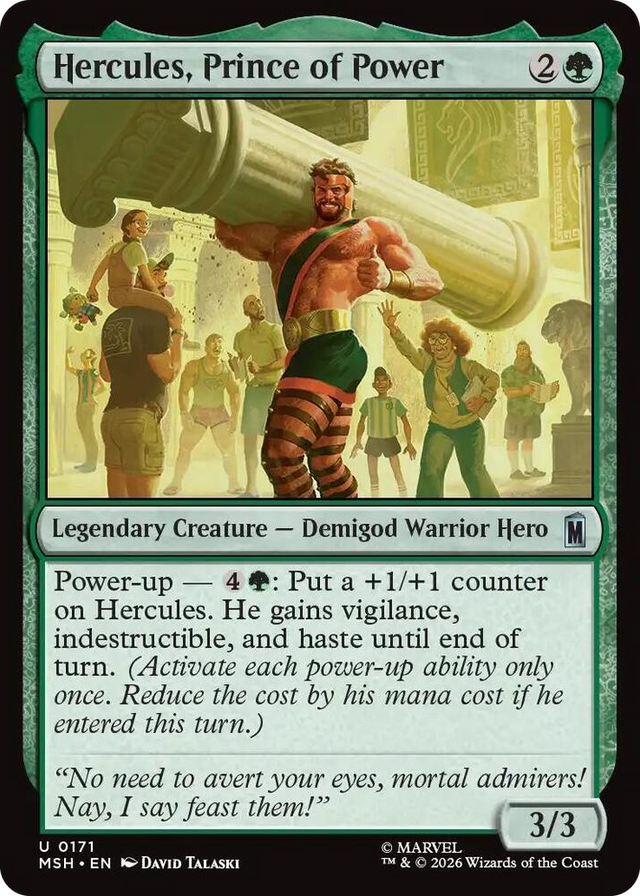 0171 Hercules, Prince of Power U Marvel Super Heroes