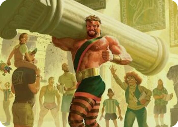 Hercules, Prince of Power Art Card #13 S - Art Series: Marvel Super Heroes Pokemon card