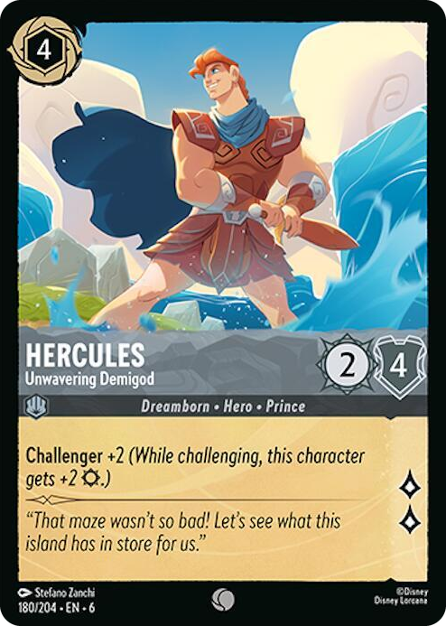 0180 Hercules - Unwavering Demigod Common Azurite Sea