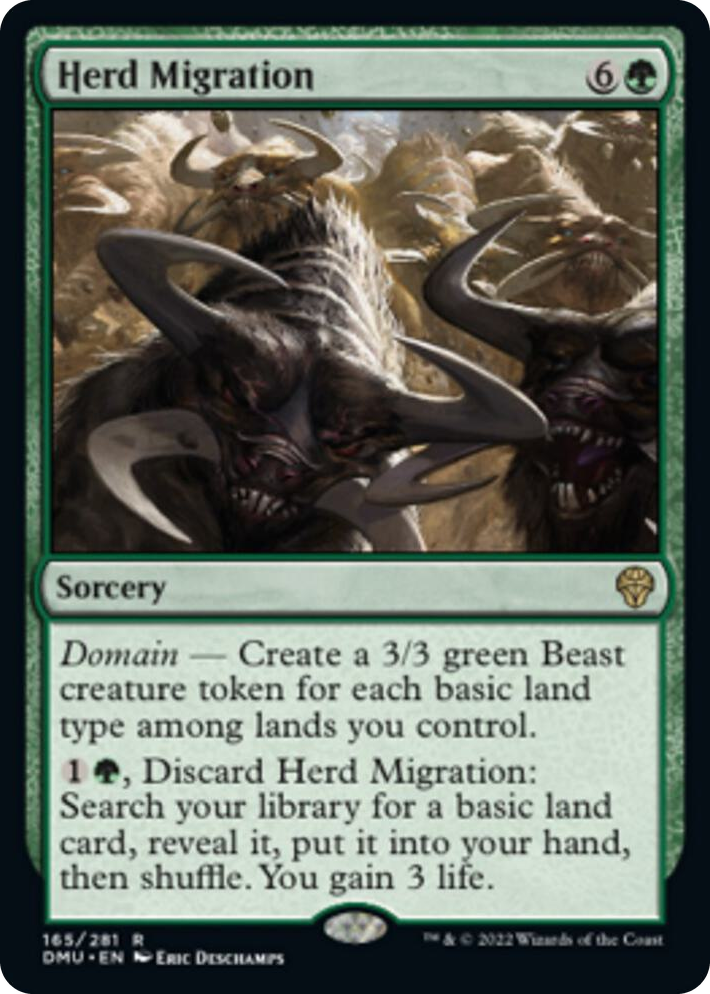 0165 Herd Migration R Dominaria United