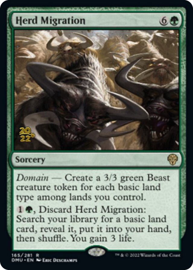 0165 Herd Migration R Prerelease Cards