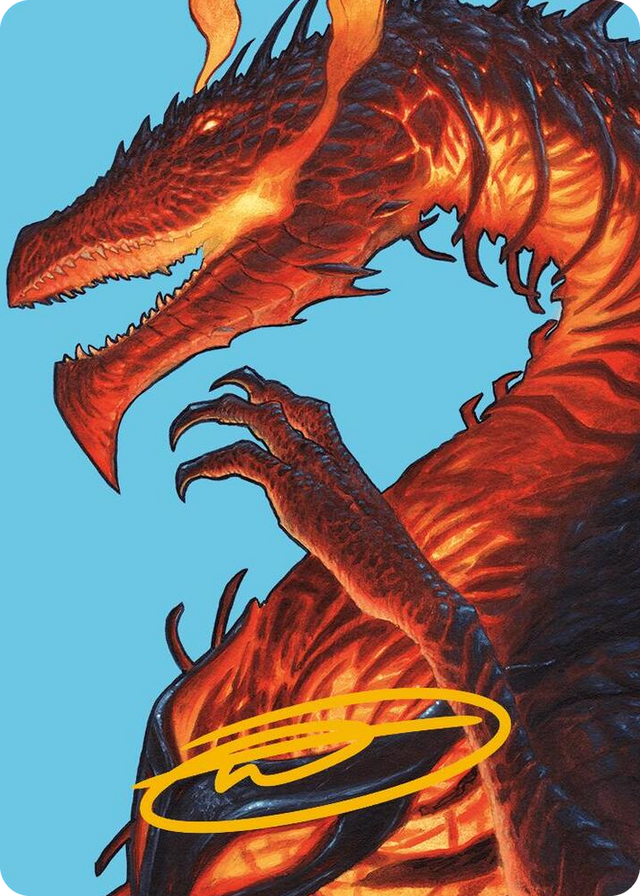 0044 Herigast, Erupting Nullkite Art Card (Gold-Stamped Signature) S Art Series: Modern Horizons 3