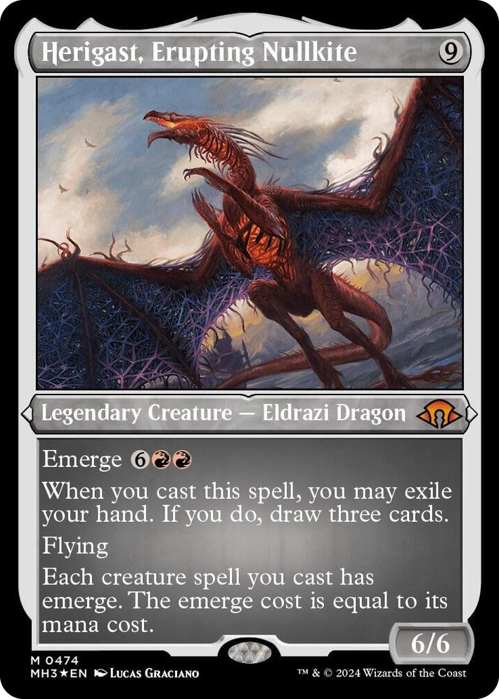 0474 Herigast, Erupting Nullkite (Foil Etched) M Modern Horizons 3