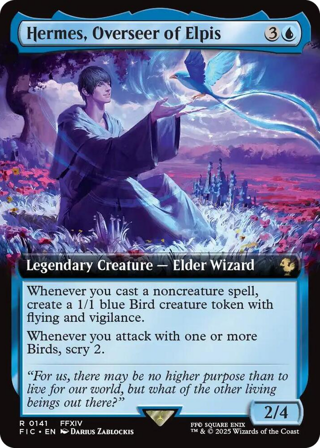 0141 Hermes, Overseer of Elpis (Extended Art) R Commander: FINAL FANTASY