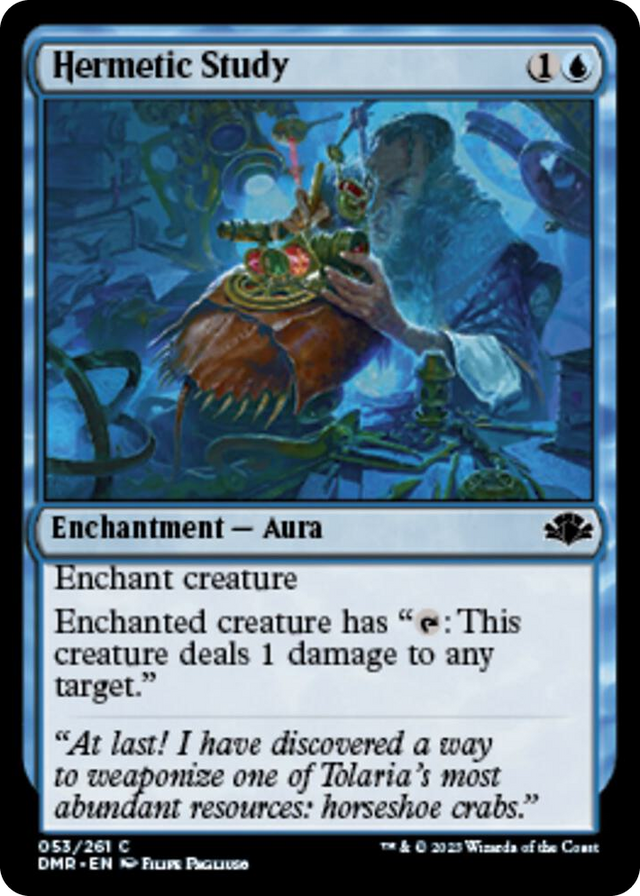 0053 Hermetic Study C Dominaria Remastered
