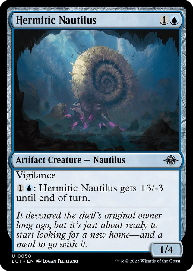 0058 Hermitic Nautilus U The Lost Caverns of Ixalan
