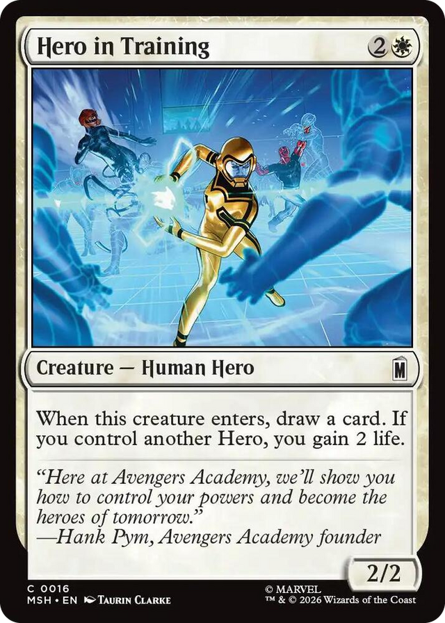 0016 Hero in Training C Marvel Super Heroes