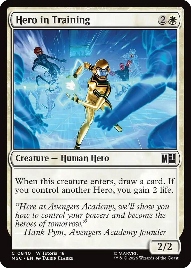 0840 Hero in Training C Commander: Marvel Super Heroes
