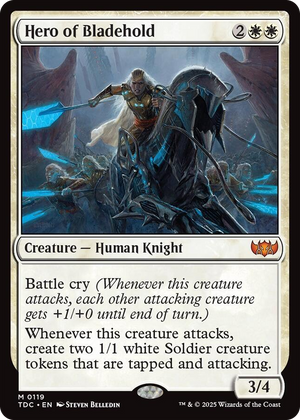 0119 Hero of Bladehold M Commander: Tarkir: Dragonstorm