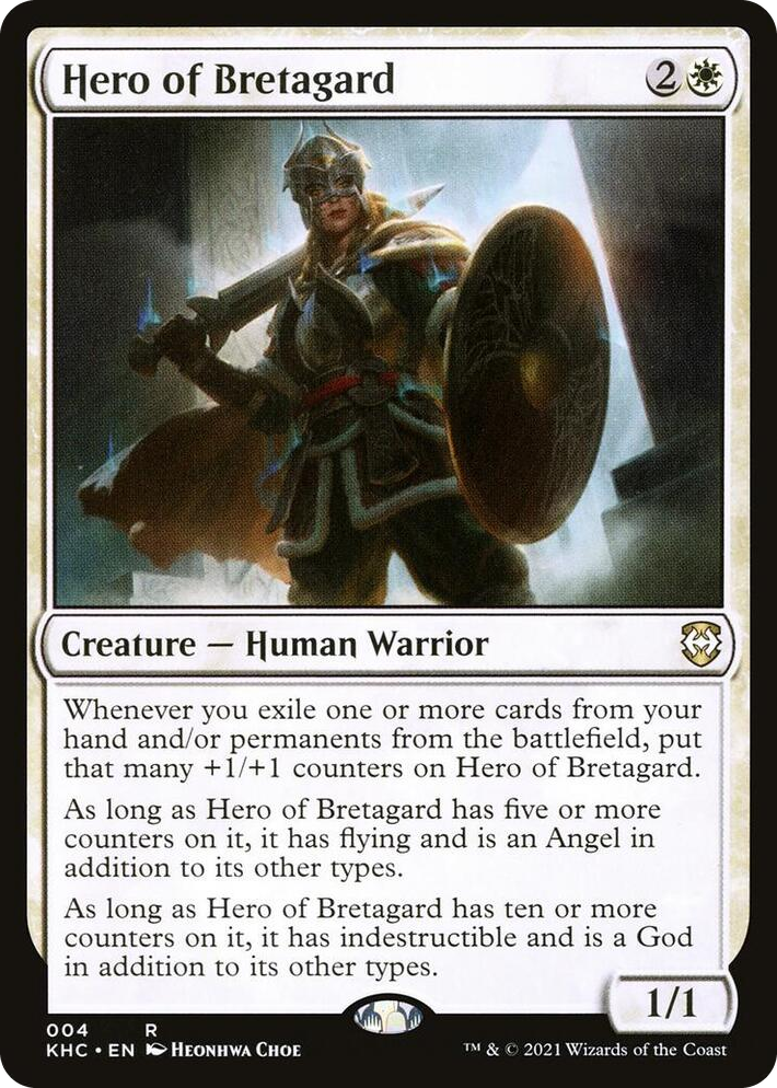 0004 Hero of Bretagard R Commander: Kaldheim