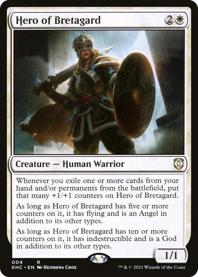 0004 Hero of Bretagard R Commander: Kaldheim