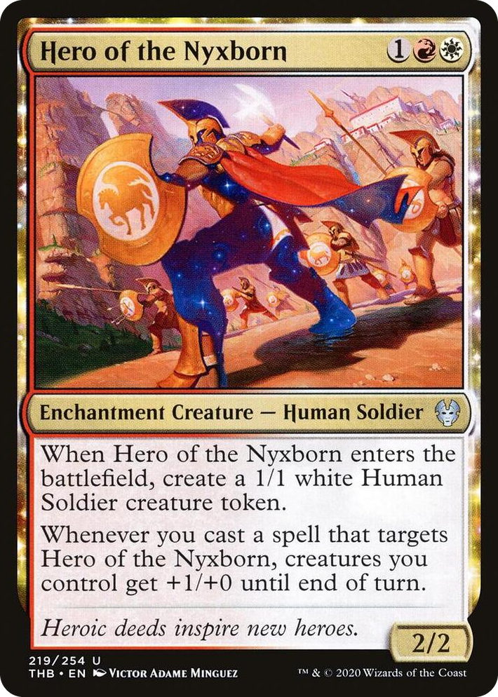 0219 Hero of the Nyxborn U Theros Beyond Death