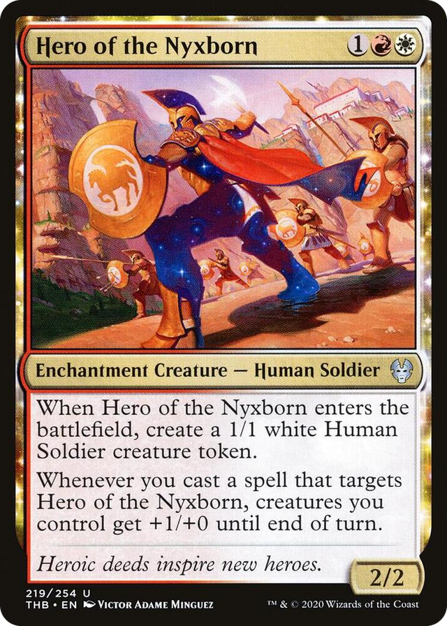 0219 Hero of the Nyxborn U Theros Beyond Death