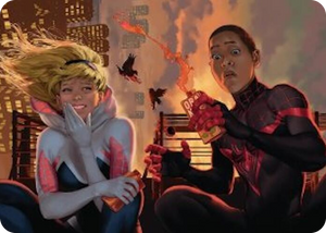 0014 Heroes' Hangout Art Card S Art Series: Marvel's Spider-Man