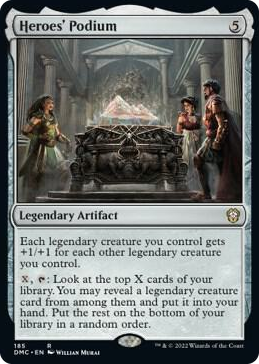 0185 Heroes' Podium R Commander: Dominaria United