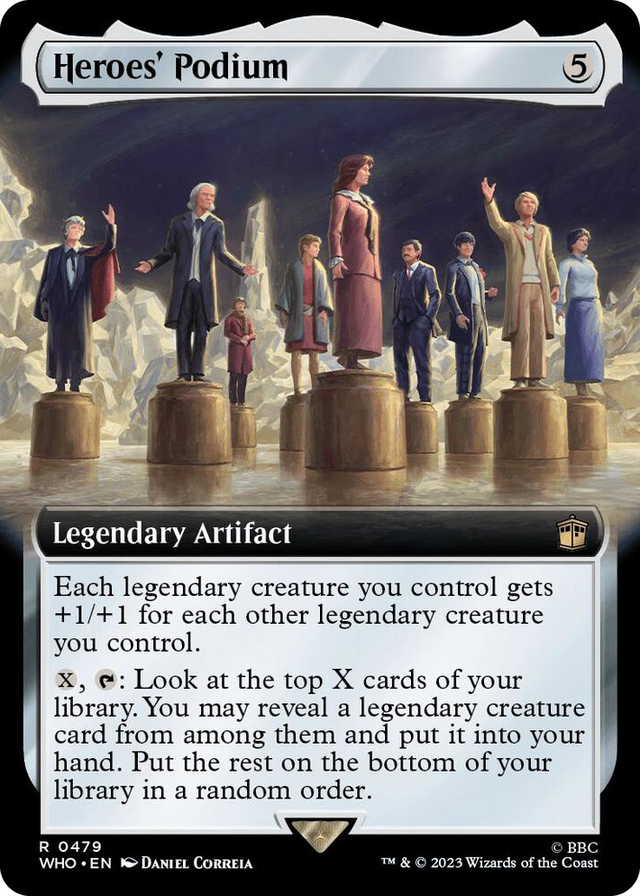 0479 Heroes' Podium (Extended Art) R Universes Beyond: Doctor Who