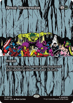 0078 Heroic Intervention (0078) (Borderless) M Marvel Universe Eternal-Legal