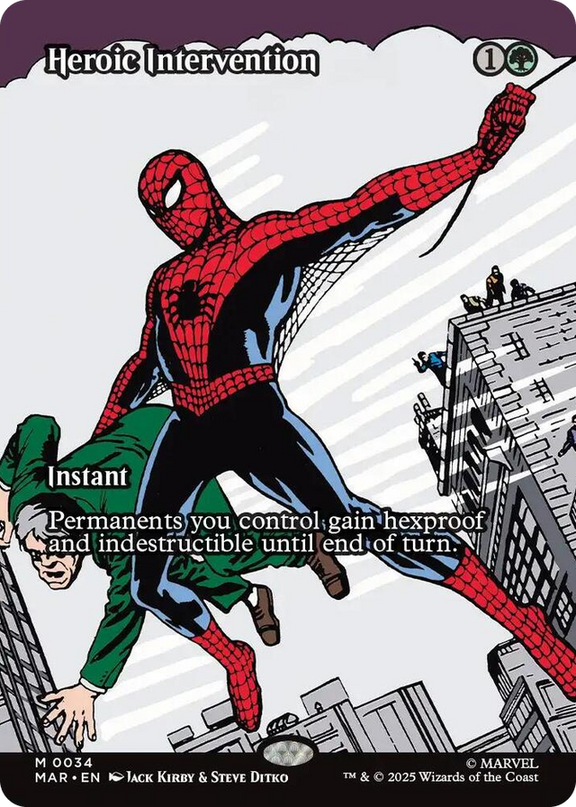 0034 Heroic Intervention (Borderless) M Marvel Universe Eternal-Legal